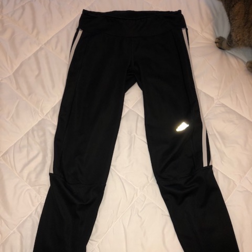 Adidas 3-Stripe Leggings/Tights with Zipper